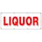 Signmission LIQUOR BANNER SIGN wine cold beer ice discount top shelf brands atm B-96 Liquor - alternate 1